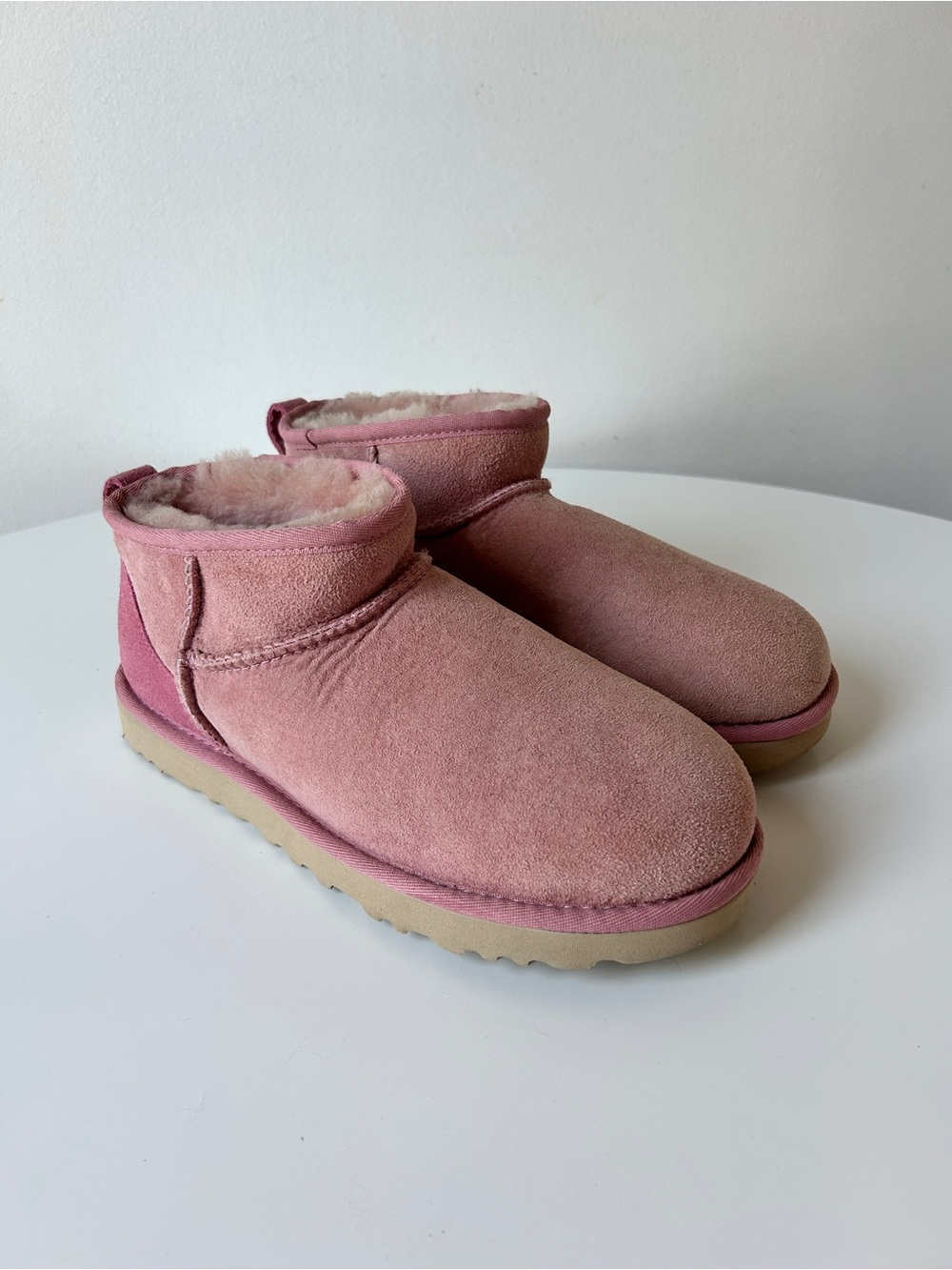 NEW UGG Classic Ultra Mini Boots in Dusty Pink